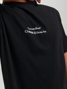 Jack & Jones Trykk O-hals T-skjorte -Black - 12230754