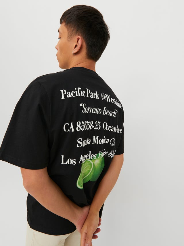 Jack & Jones Printet Crew neck T-shirt - 12230754