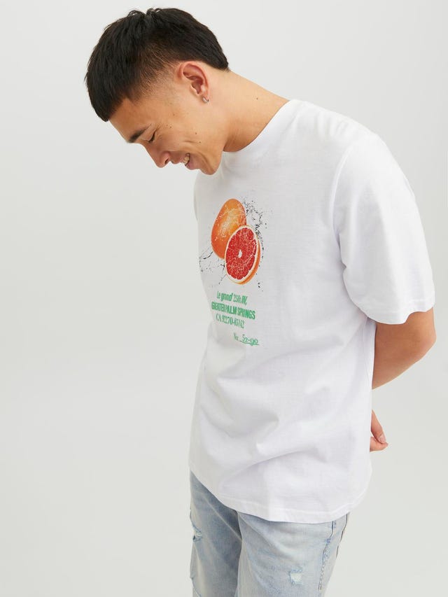 Jack & Jones Printed Crew neck T-shirt - 12230754