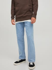 Jack & Jones JJIEDDIE JJORIGINAL MF 710 NOOS Laisvo kirpimo džinsai -Blue Denim - 12230770