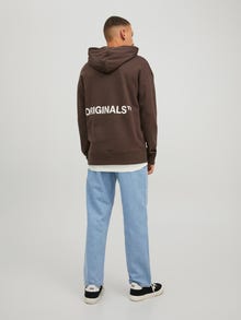 Jack & Jones JJIEDDIE JJORIGINAL MF 710 NOOS Laisvo kirpimo džinsai -Blue Denim - 12230770