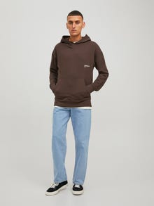 Jack & Jones JJIEDDIE JJORIGINAL MF 710 NOOS Laisvo kirpimo džinsai -Blue Denim - 12230770