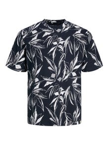 Jack & Jones Tropisk T-shirt Til drenge -Navy Blazer - 12230789