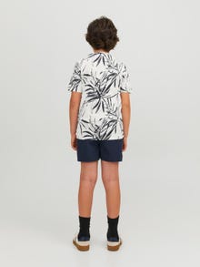 Jack & Jones Poikien Lehtikuvio T-paita -Cloud Dancer - 12230789