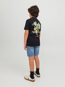 Jack & Jones Vaisių raštas Marškinėliai For boys -Black - 12230826