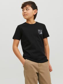 Jack & Jones Gedruckt T-shirt Für jungs -Black - 12230829