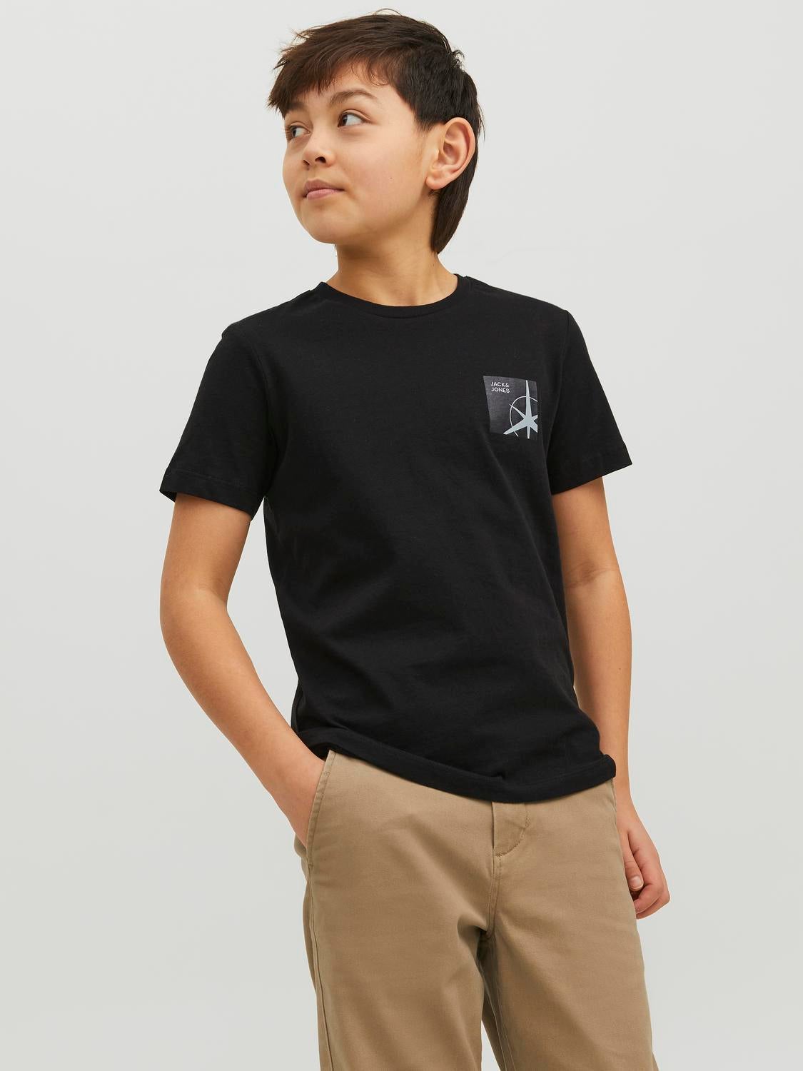 T-shirt Imprimé Pour Les Garçons - Jack & Jones - Modalova