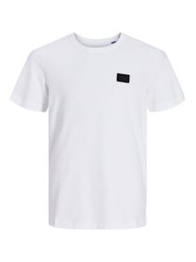 Jack & Jones T-shirt Logo Pour les garçons -White - 12230841