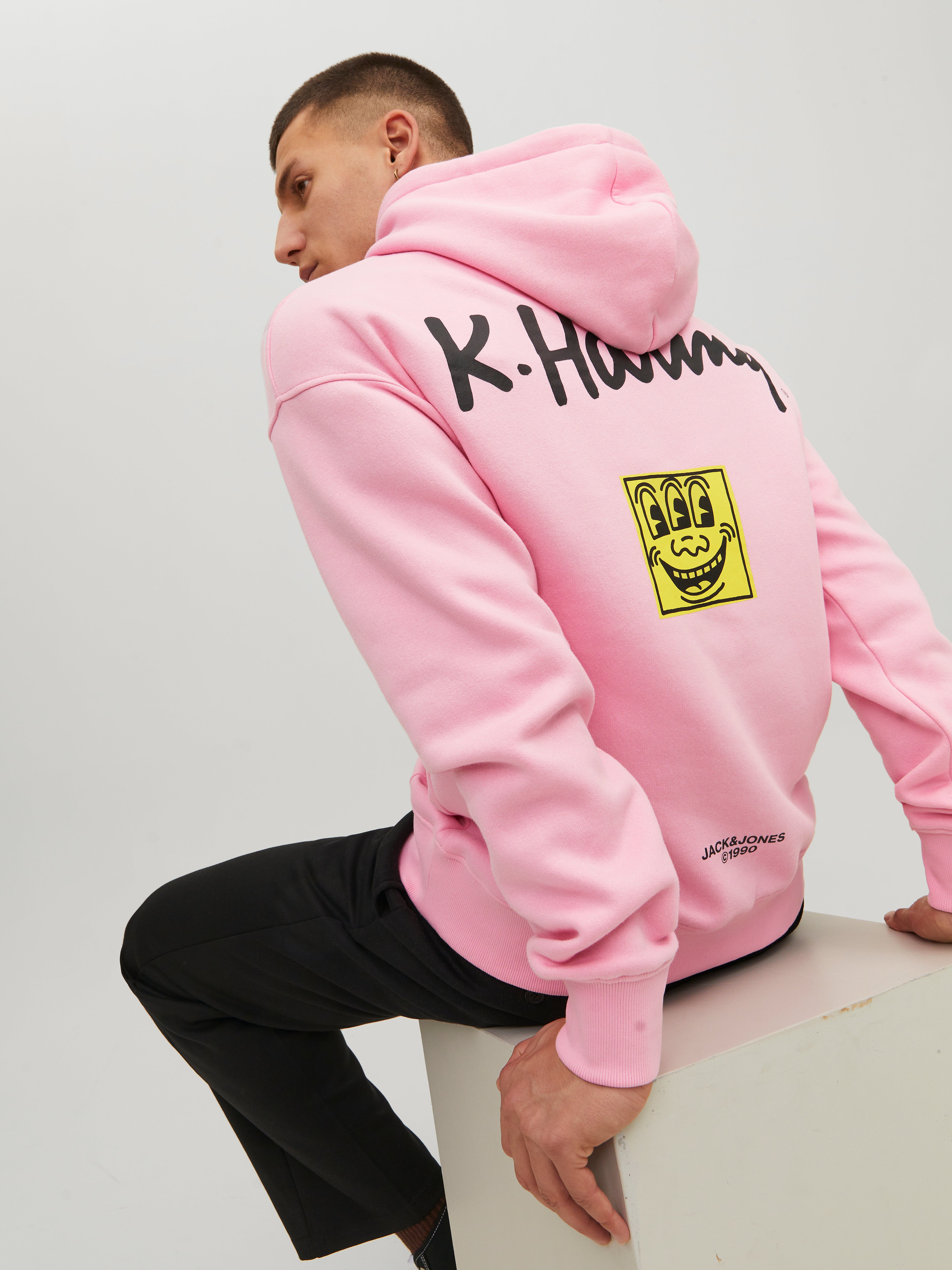 Keith Haring License Hoodie | Light Rose | Jack u0026 Jones®