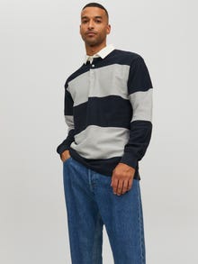 Jack & Jones Stripete Polo T-skjorte -Salute - 12230922