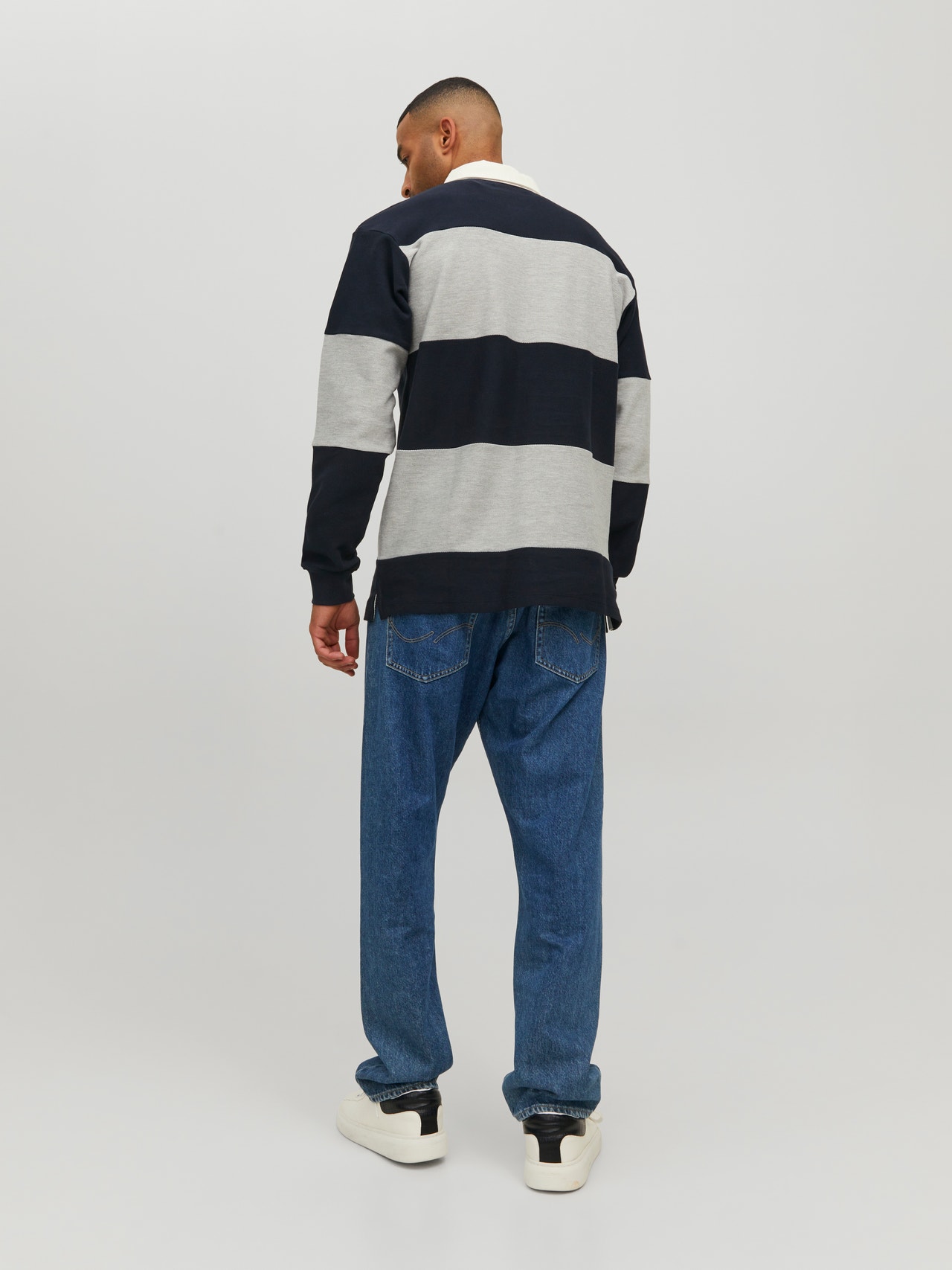 Jack & Jones Csíkos Inggallér Trikó -Salute - 12230922