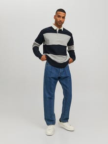 Jack & Jones Csíkos Inggallér Trikó -Salute - 12230922