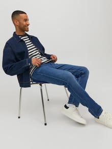 Jack & Jones JJIMIKE JJEVAN CJ 431 Tapered fit farmer -Blue Denim - 12231212