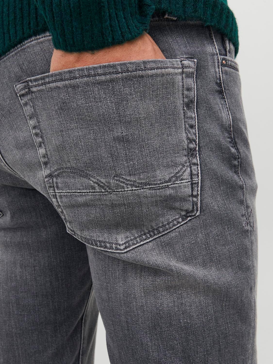Jack & Jones JJITIM JJVINTAGE CJ 515 Slim Fit jeans mit geradem Bein -Black Denim - 12231237