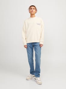 Jack & Jones JJICHRIS JJCOOPER SBD 190 NOOS Laisvo kirpimo džinsai -Blue Denim - 12231240