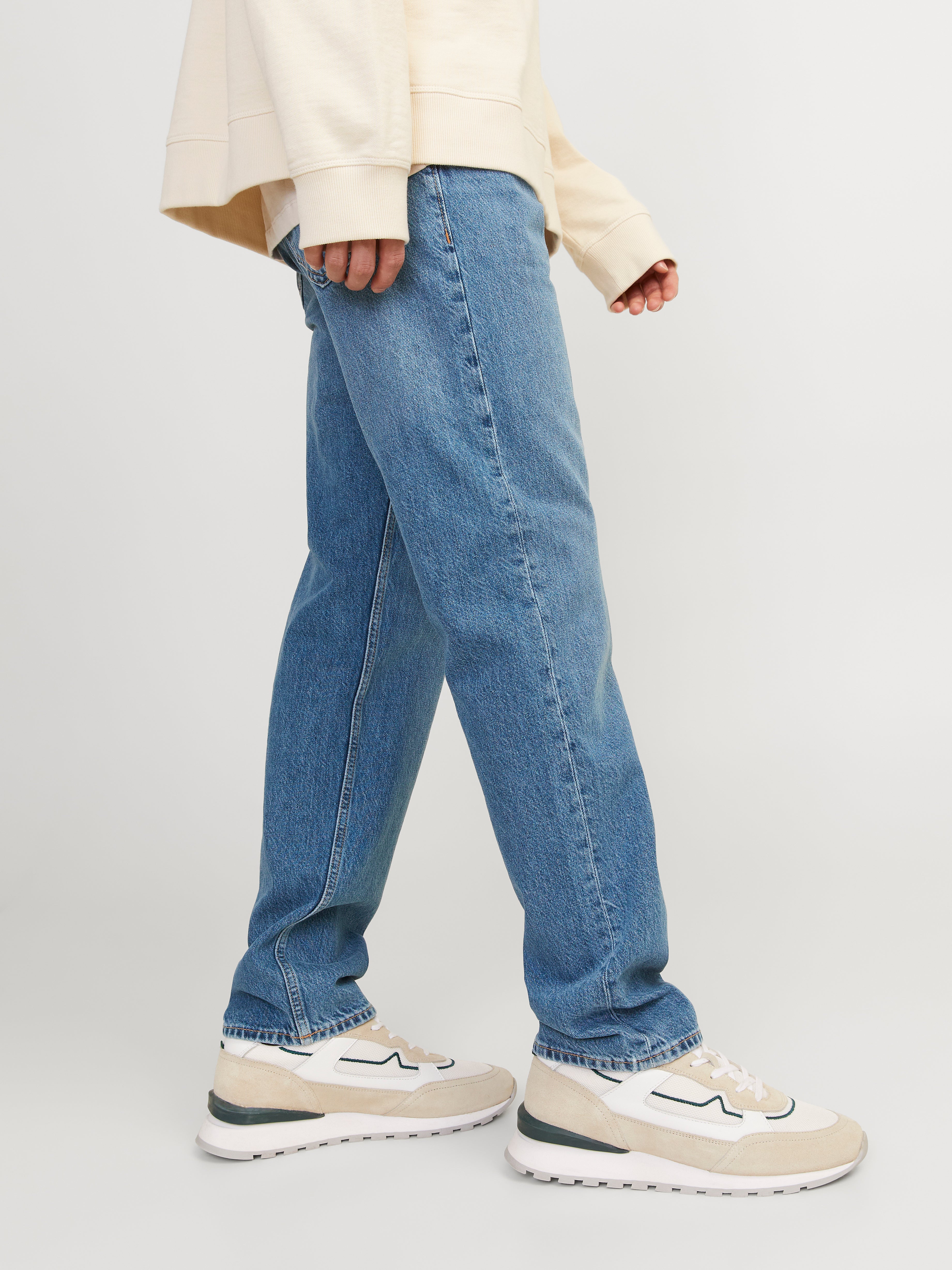 Jack & Jones JJICHRIS JJCOOPER JOS 190 Relaxed fit Džinsai -Blue Denim - 12231240