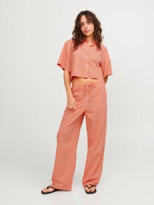 JJXX JXLULU Avslappnad skjorta -Peach Echo - 12231335