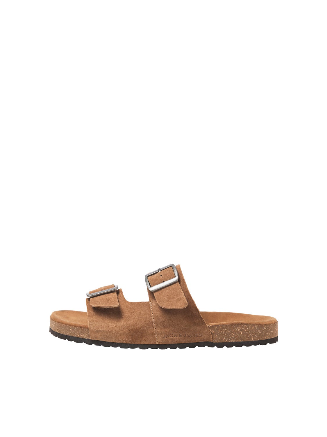 Jack & Jones molded double strap sandals in khaki | ASOS