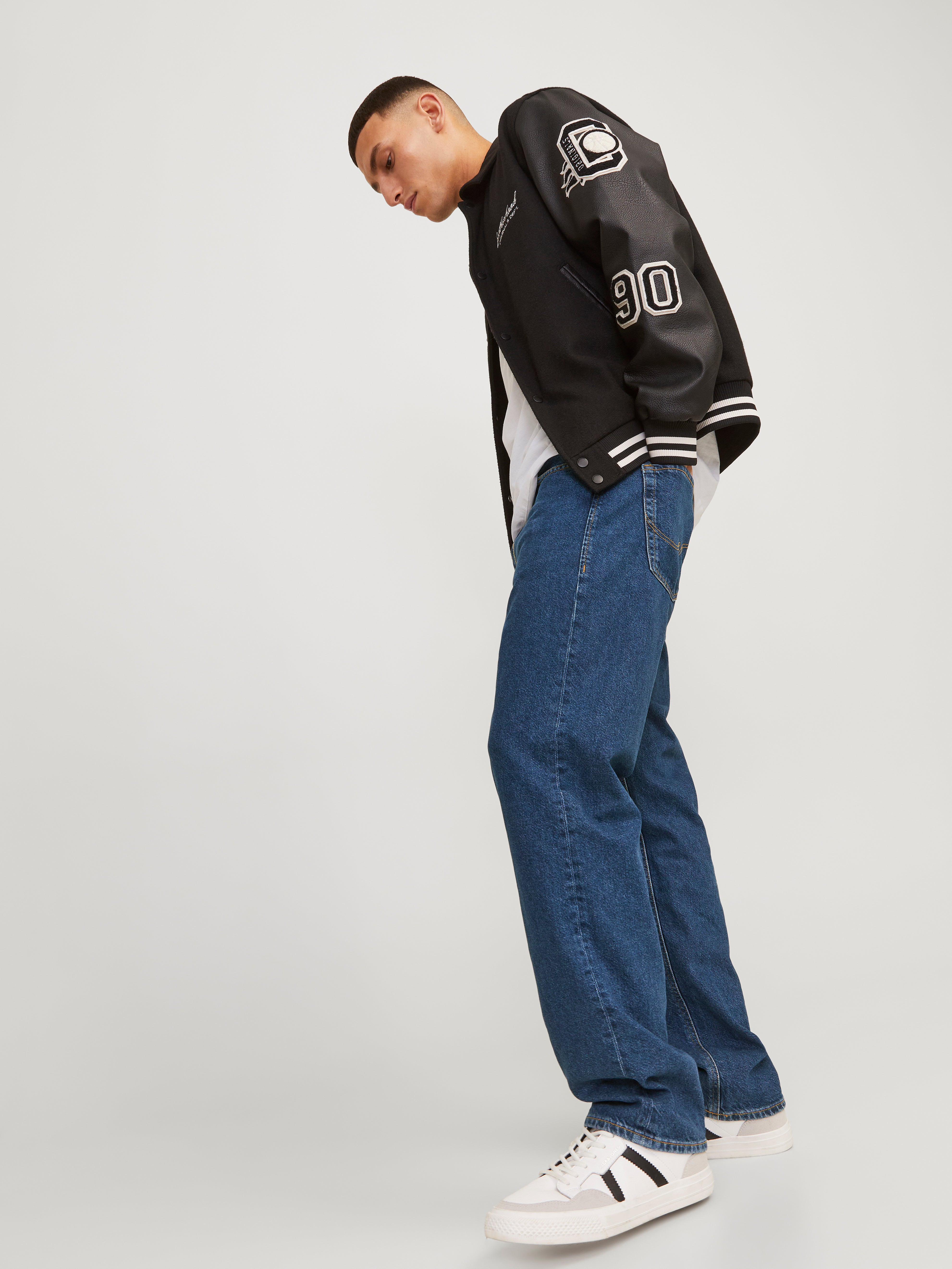 Jack & Jones JJICHRIS JJORIGINAL MF 705 Relaxed Fit Jeans -Blue Denim - 12231449