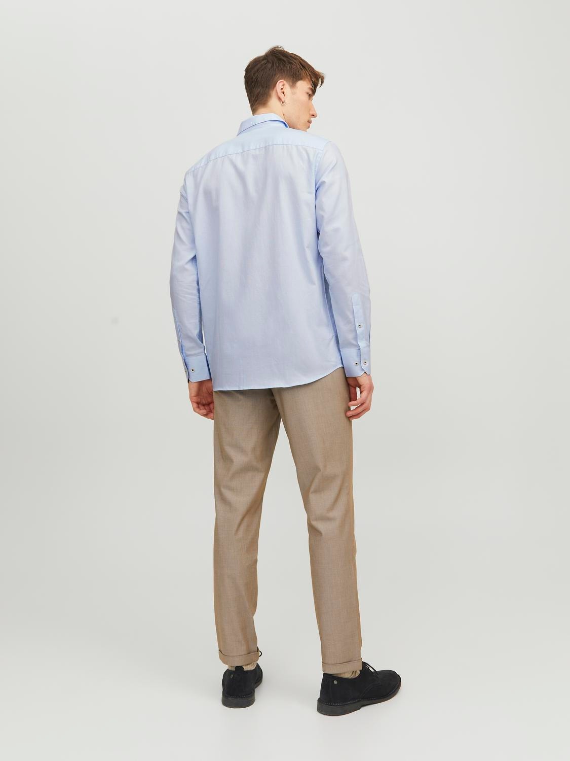 Jack & Jones Regular Fit Avslappnad skjorta -Cashmere Blue - 12231518