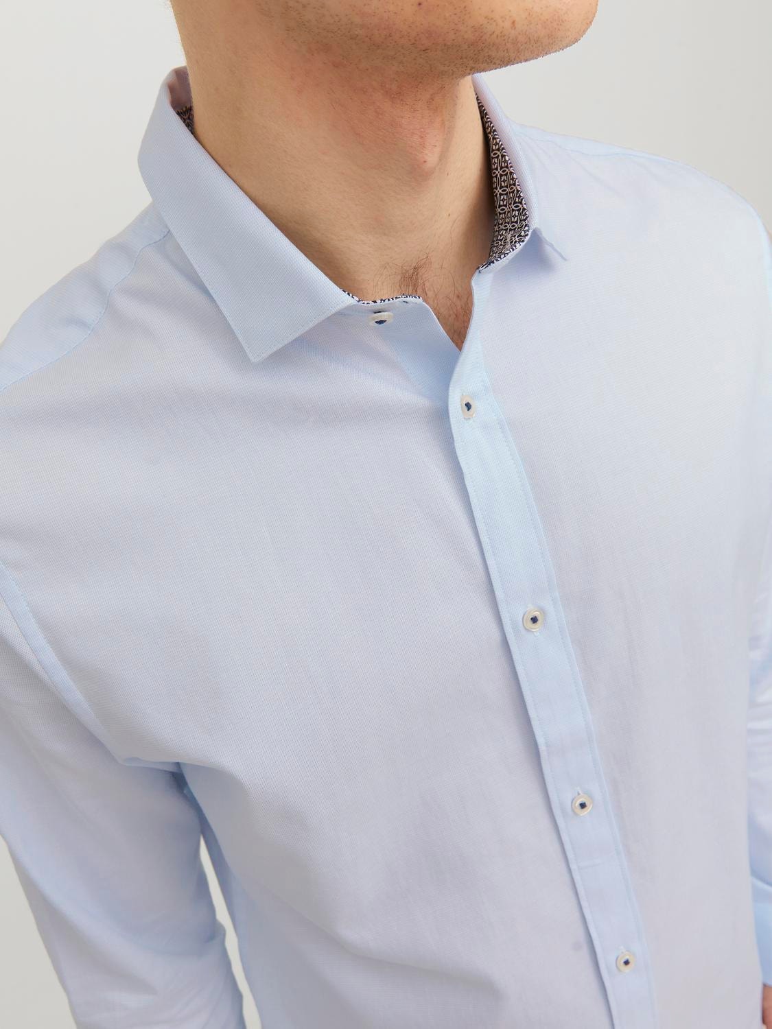 Jack & Jones Regular Fit Casual skjorte -Cashmere Blue - 12231518