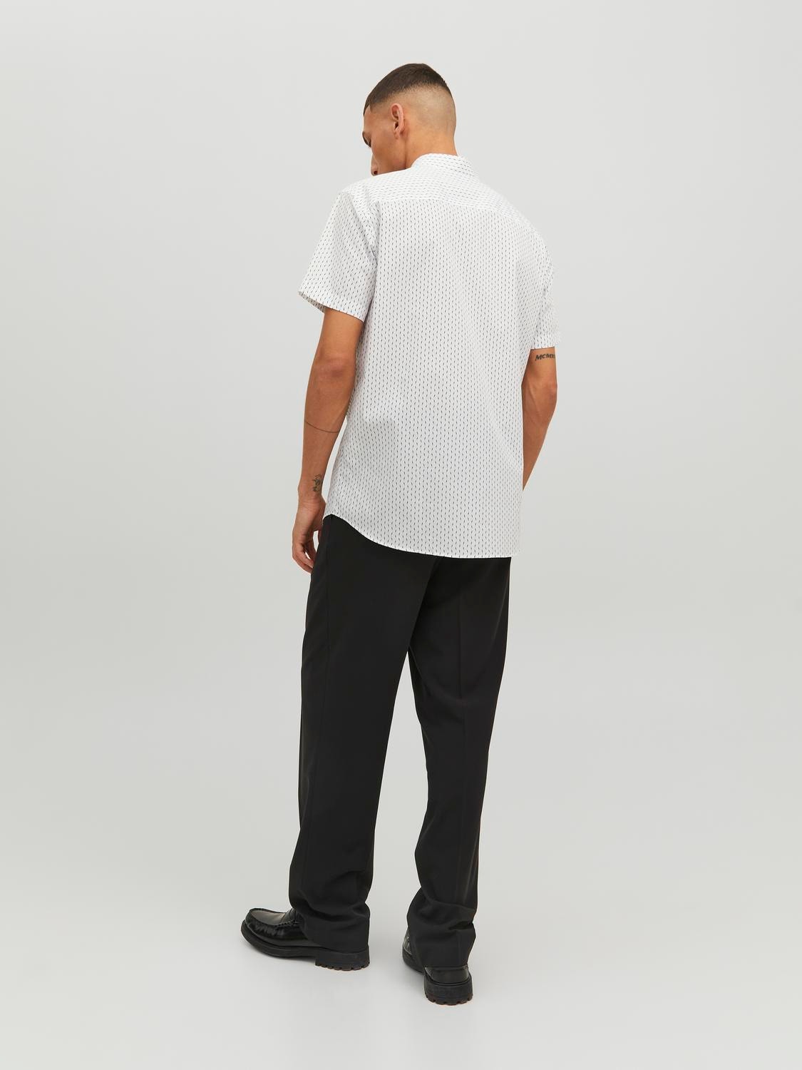 Jack & Jones Regular Fit Avslappnad skjorta -White - 12231865