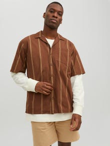 Jack & Jones RDD Relaxed Fit Tropikalna -Cocoa Brown - 12232206