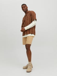 Jack & Jones RDD Relaxed Fit Hawaii-Hemd -Cocoa Brown - 12232206
