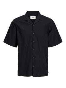 Jack & Jones RDD Relaxed Fit Hawaii skjorte -Black - 12232206
