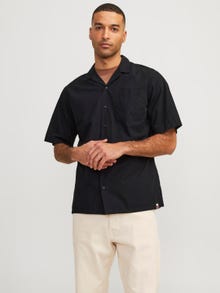 Jack & Jones RDD Relaxed Fit Hawaii skjorte -Black - 12232206