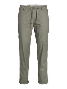 Jack & Jones Tapered Fit Plátěné kalhoty Chino -Agave Green - 12232250