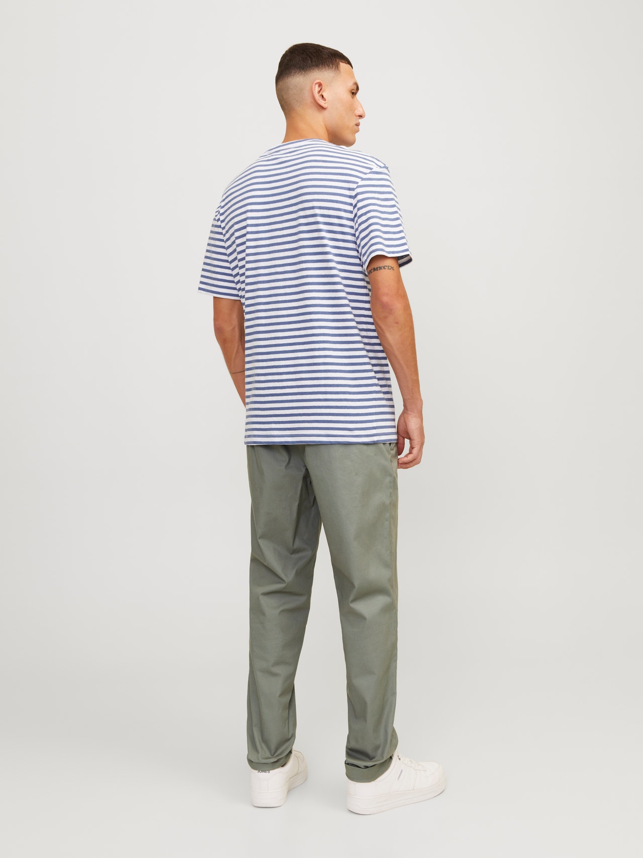 Jack & Jones Tapered Fit Plátěné kalhoty Chino -Agave Green - 12232250