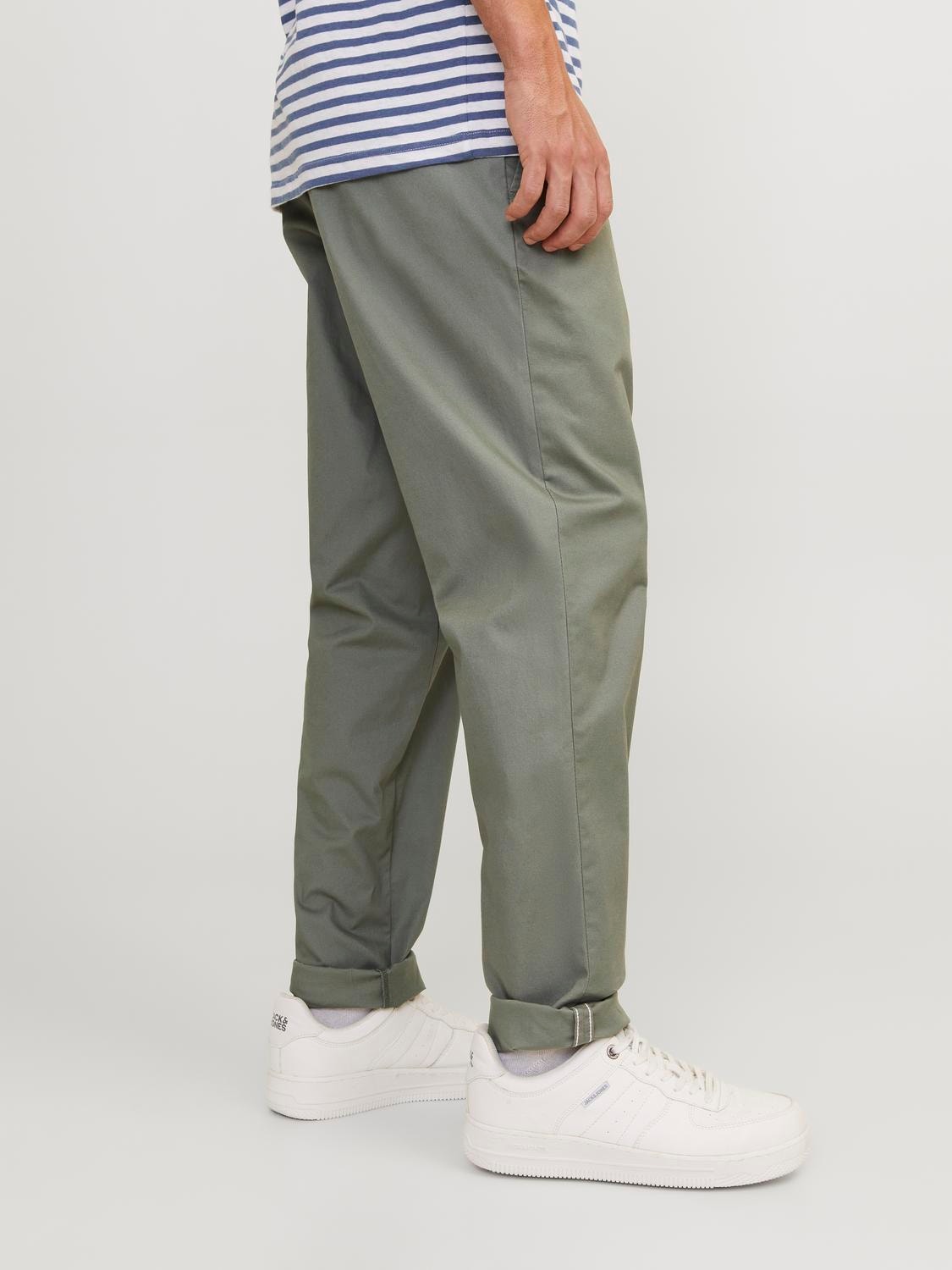 Jack & Jones Παντελόνι Carrot fit Chinos -Agave Green - 12232250