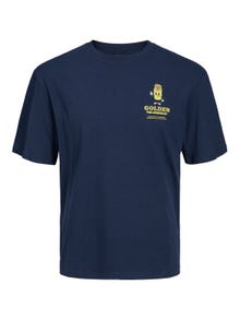 Jack & Jones T-shirt Imprimé Col rond -Navy Blazer - 12232251
