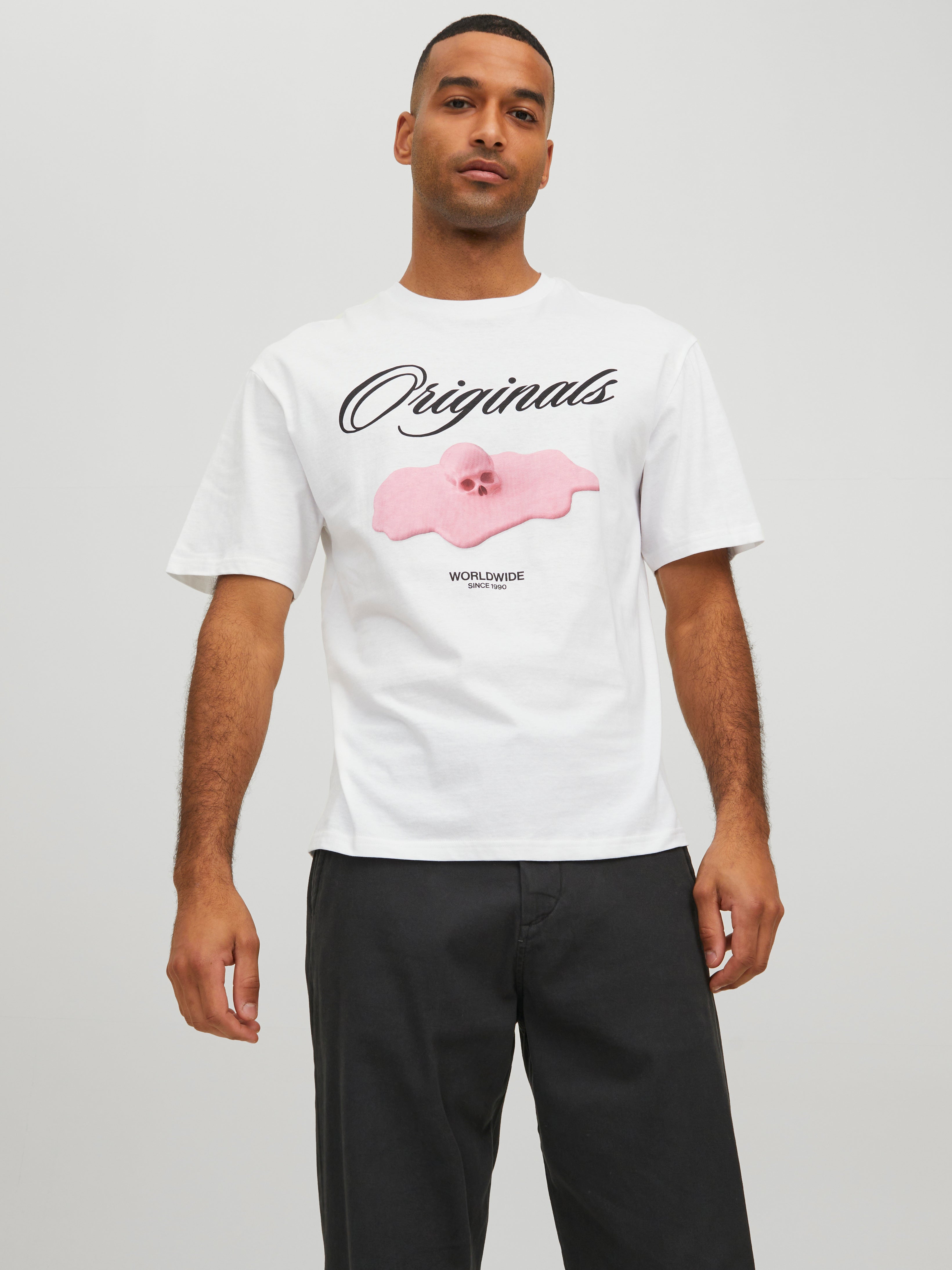 jack jones white t shirt