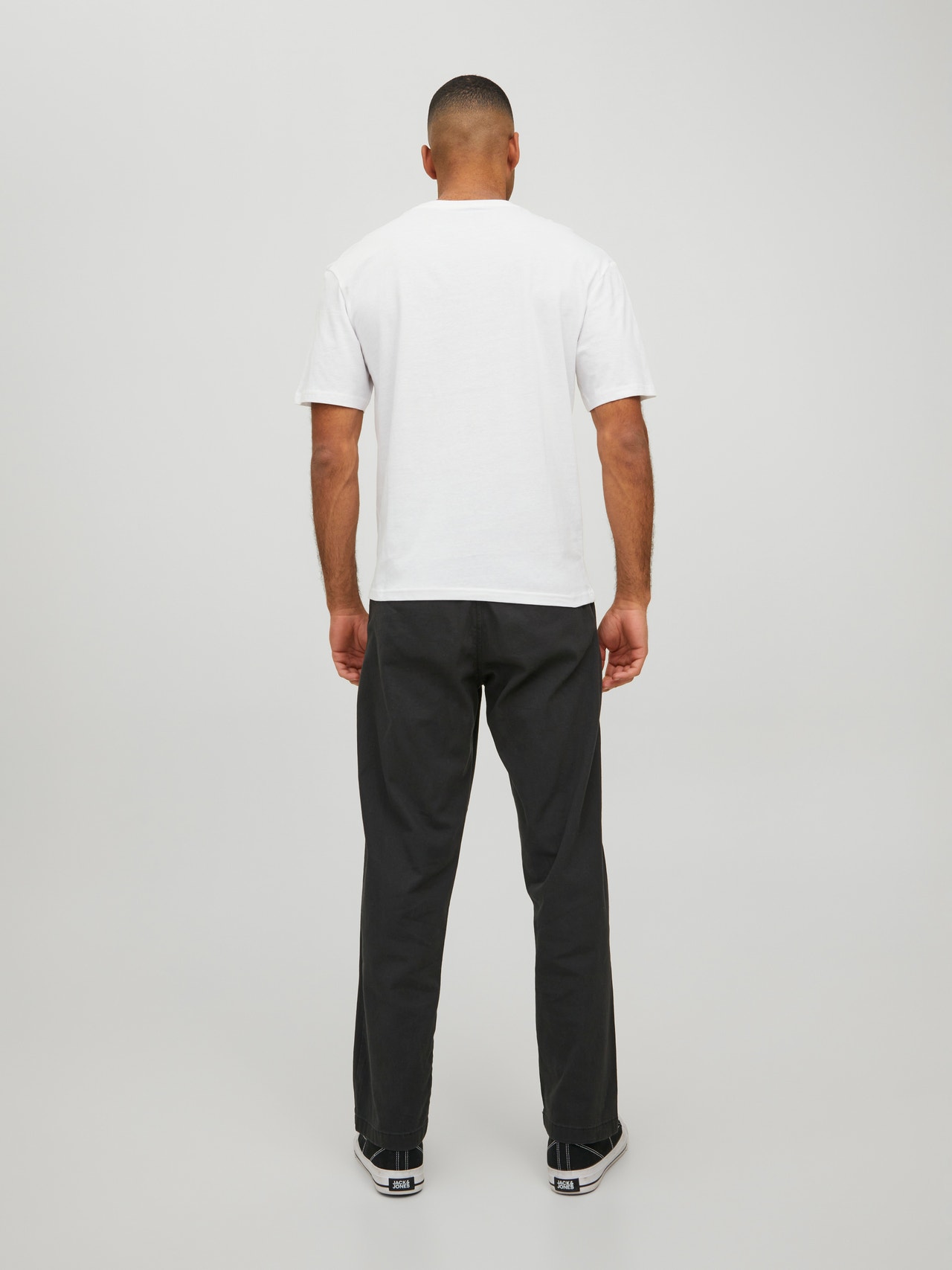 Jack & Jones Logo O-hals T-skjorte -White - 12232264