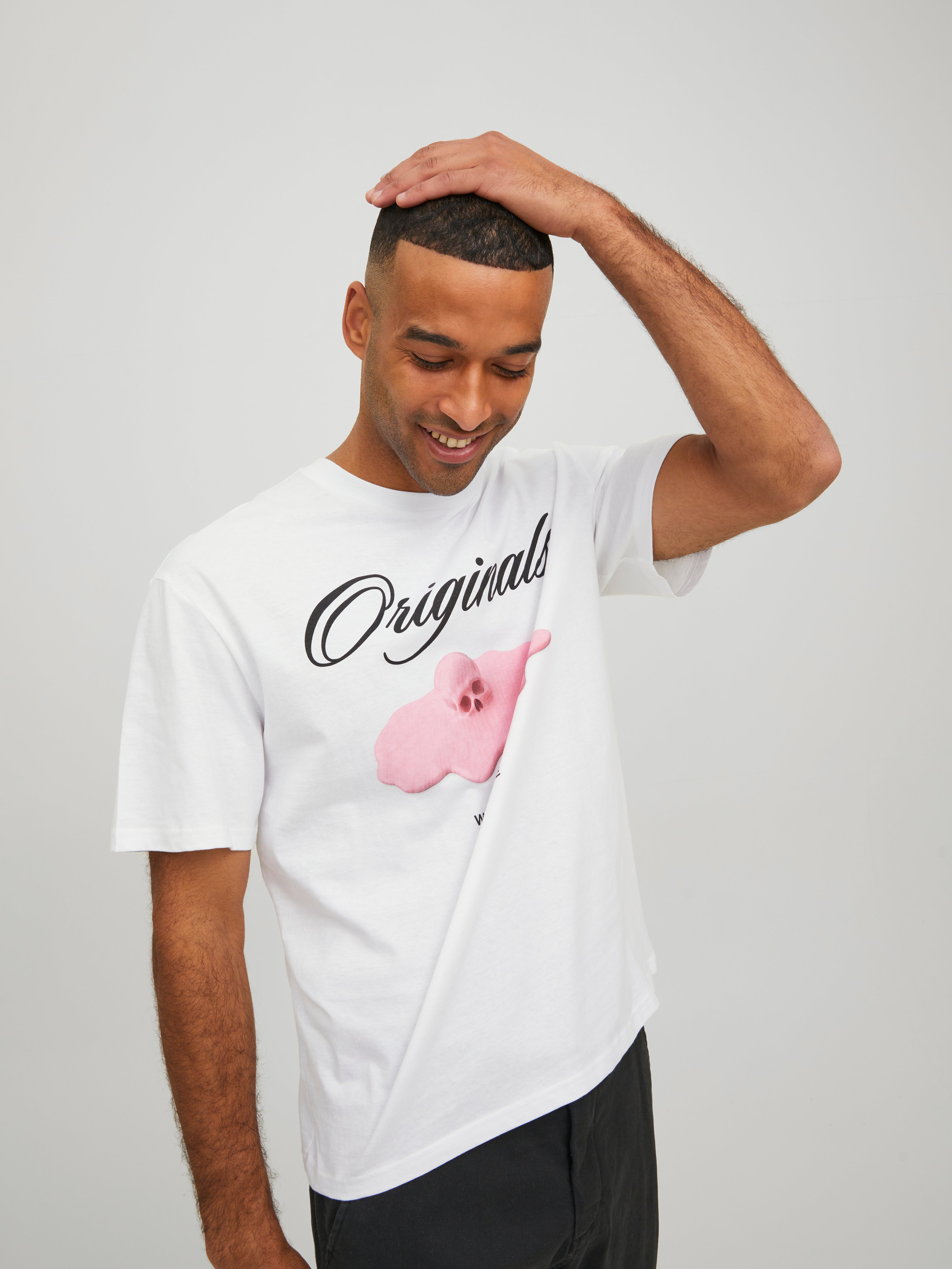 jack jones white t shirt