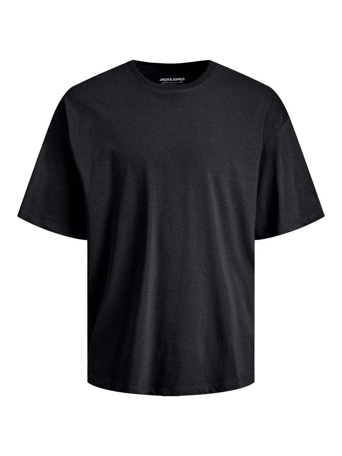 Jack & Jones Plain T-shirt For boys -Black - 12232315