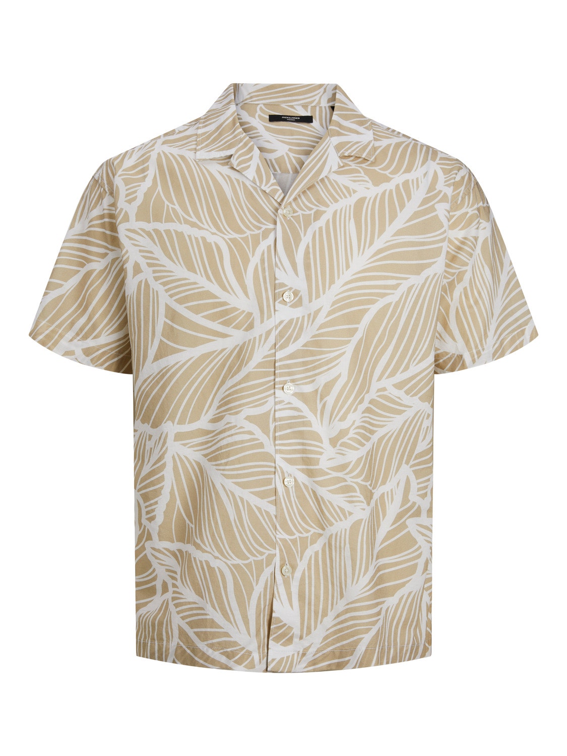 Jack & Jones Regular Fit Hawaii skjorte -White Pepper - 12232394