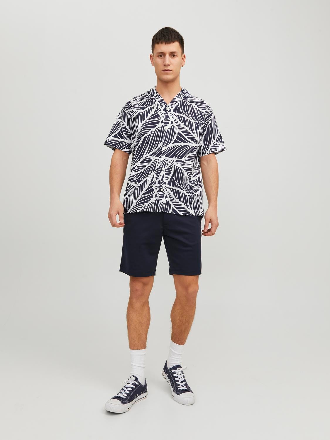Jack & Jones Regular Fit Resort overhemd -Navy Blazer - 12232394