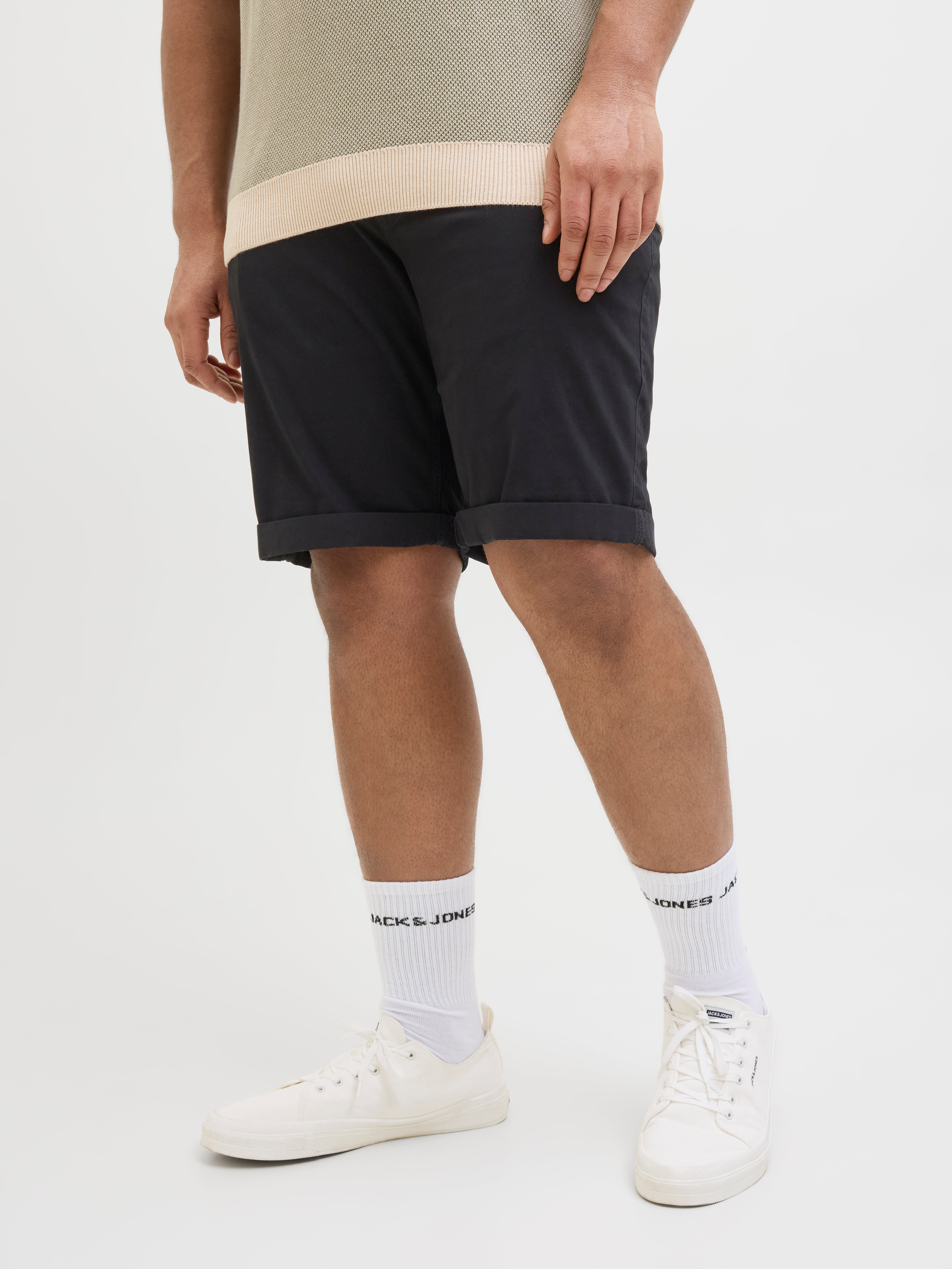 Thumbnail - Plus Size Regular Fit Chino Shorts
