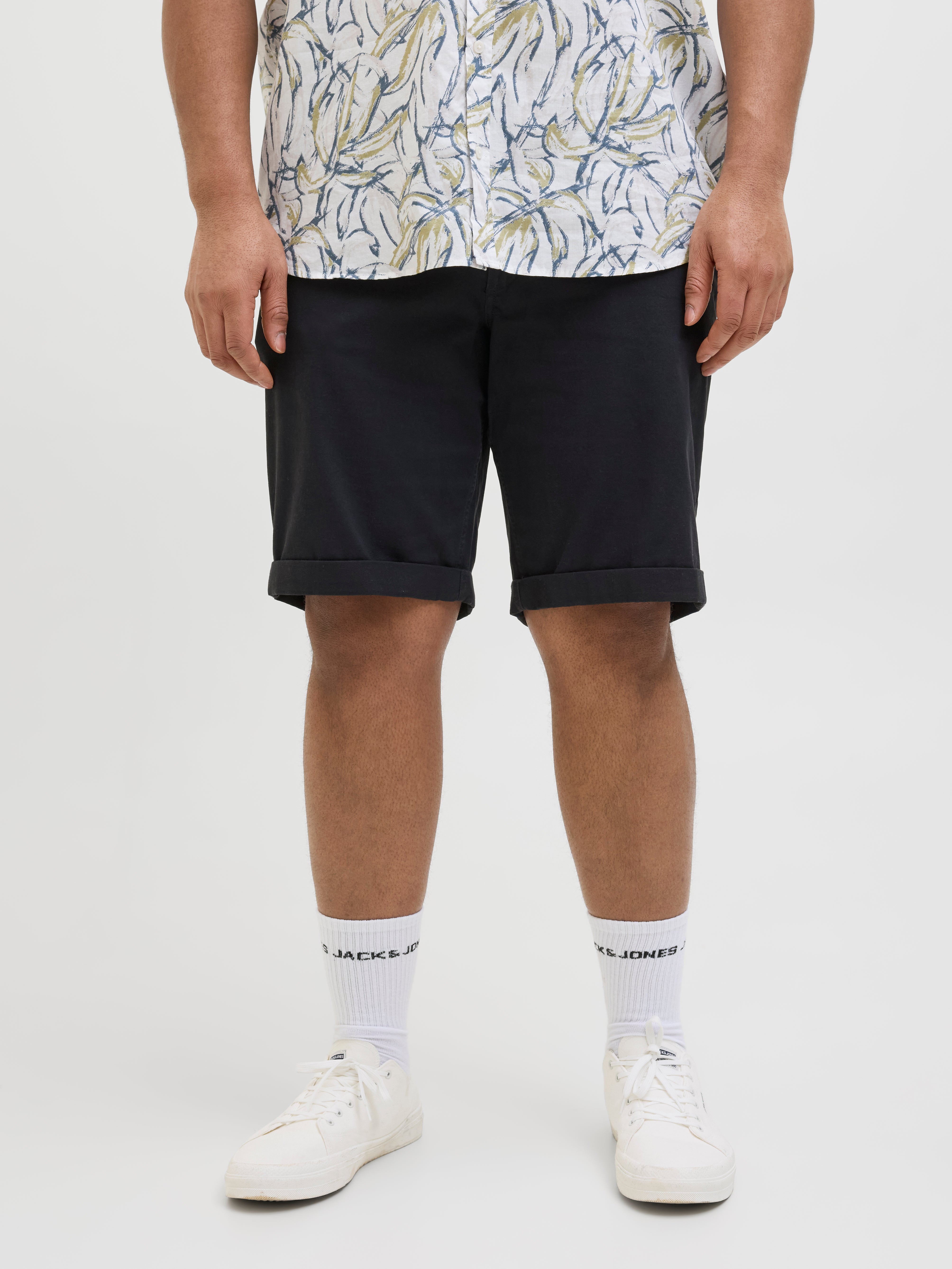 Plus Size Regular Fit Chino Shorts