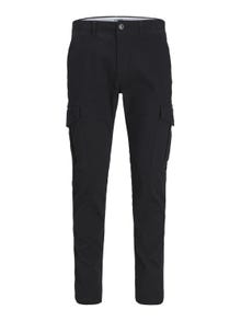 Jack & Jones Plus Size Slim Fit Spodnie bojówki -Black - 12232572