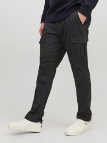 Jack & Jones Plus Size Pantalon cargo Slim Fit -Black - 12232572