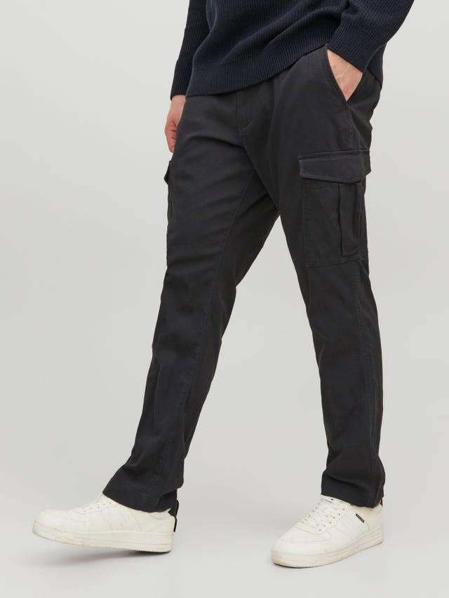 Jack & Jones Plus Size Slim Fit Spodnie bojówki - 12232572