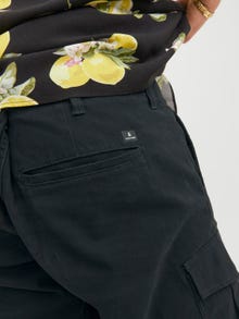 Jack & Jones Plus Size Regular Fit BERMUDA TIPO CARGO -Black - 12232576