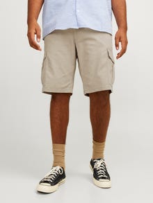 Jack & Jones Plusz Regular Fit Cargo rövidnadrág -Crockery - 12232576