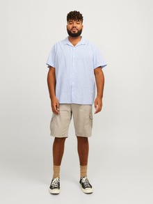 Jack & Jones Plus Regular Fit Šortky Cargo -Crockery - 12232576