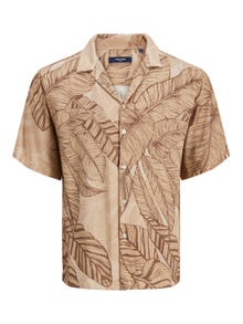 Jack & Jones Regular Fit Hawaii-Hemd -Beige - 12232626