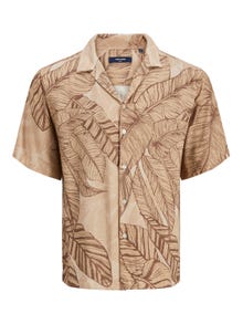Jack & Jones Regular Fit Resort shirt -Beige - 12232626